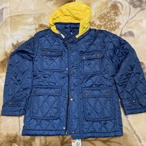 HiHeart Size 9/10 (140) Hooded Coat Jacket/Rain Blue